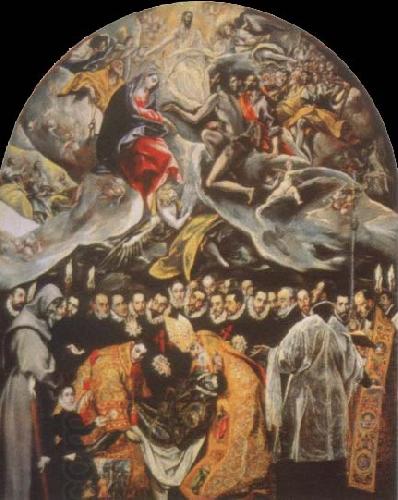 El Greco the burial of count orgaz China oil painting art